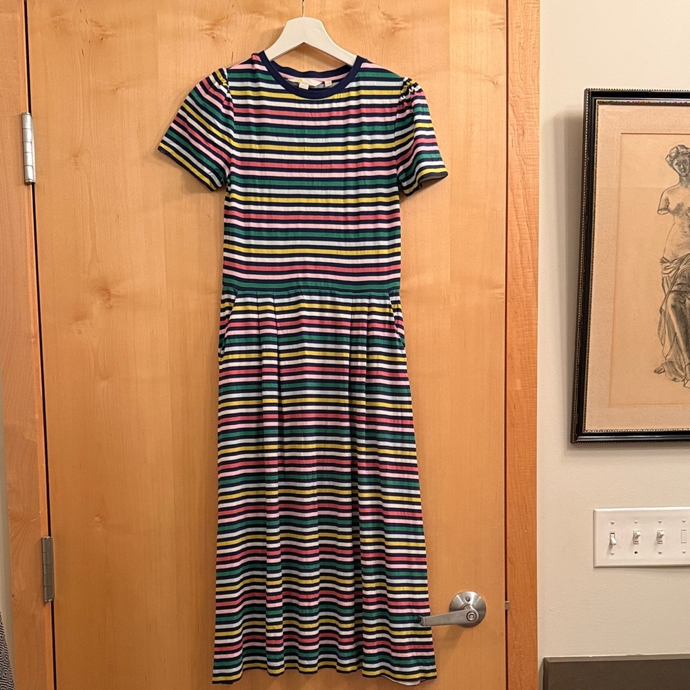 Boden Multicolor Striped Dress